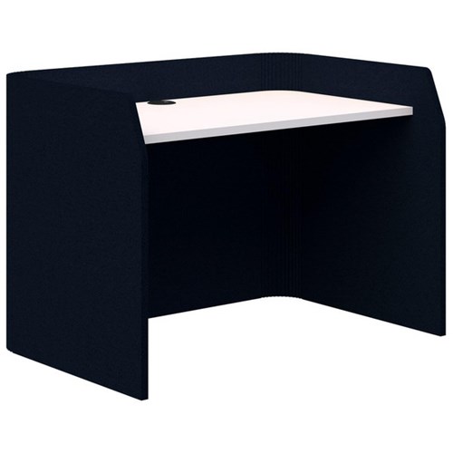 Sonic Focus Desk 850x1200x800mm Dark Blue/Snow Velvet