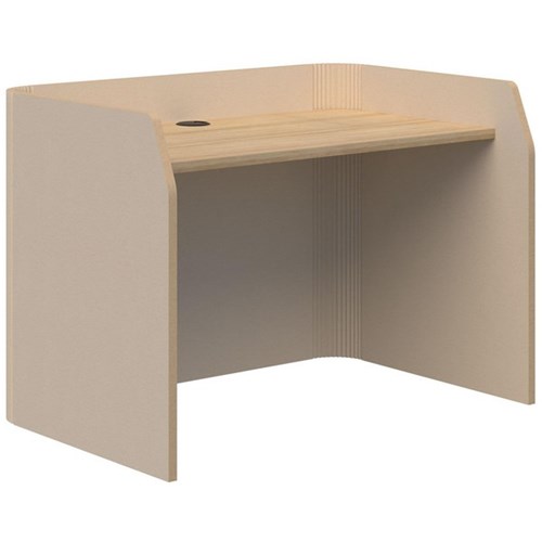 Sonic Focus Desk 850x1200x800mm Natural/Classic Oak