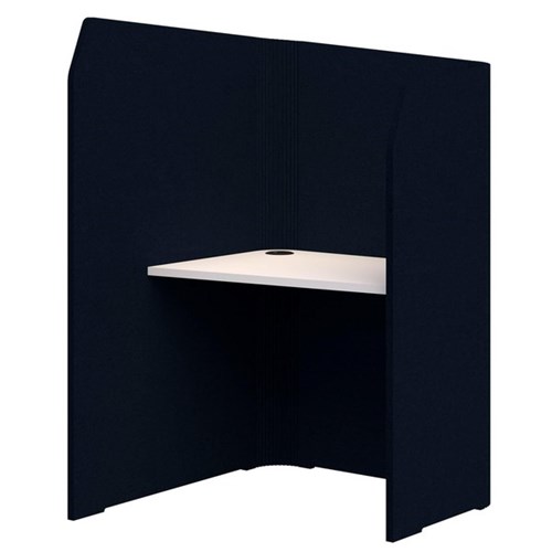 Sonic Mini Focus Standup Workpod 1300x900x1000mm Dark Blue/Snow Velvet