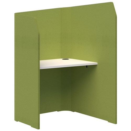 Sonic Mini Focus Standup Workpod 1300x900x1000mm Banana Green/Snow