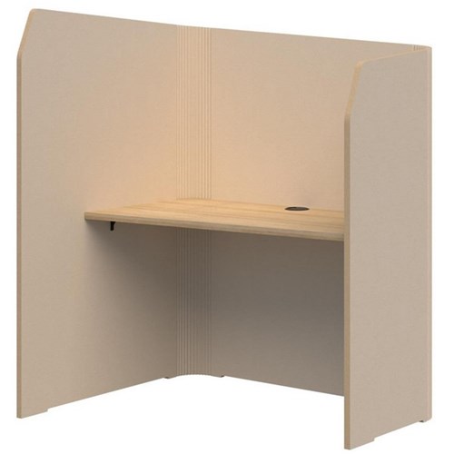 Sonic Focus Pod 1500/1300x1200x1000/625mm Natural/Classic Oak