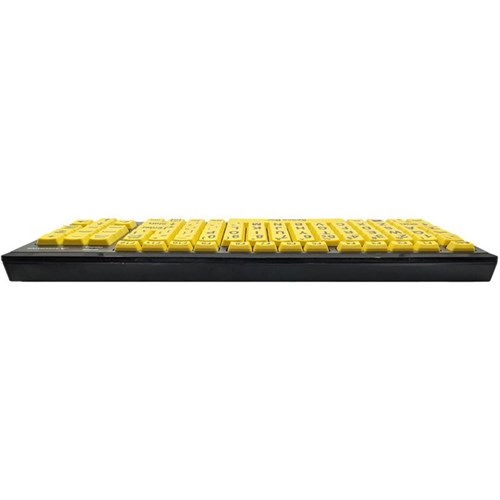 Accuratus Keyboard Bluetooth Monster2 Vision Assist Yellow
