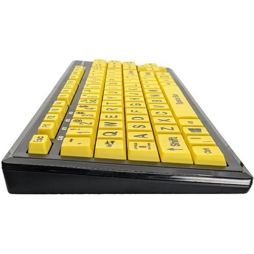 Accuratus Keyboard Bluetooth Monster2 Vision Assist Yellow