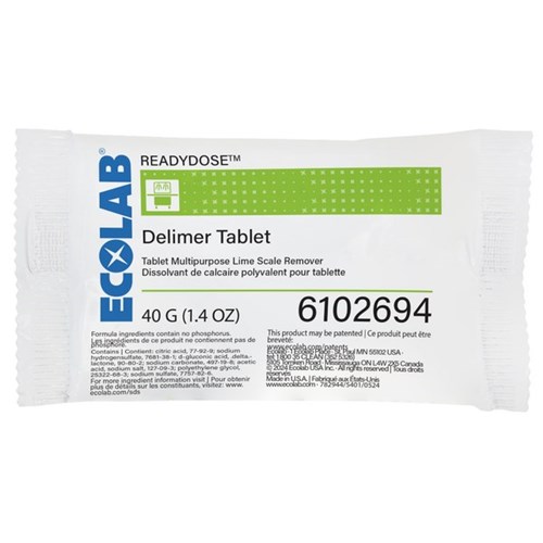 Ecolab ReadyDose Delimer Tablet, Carton of 30