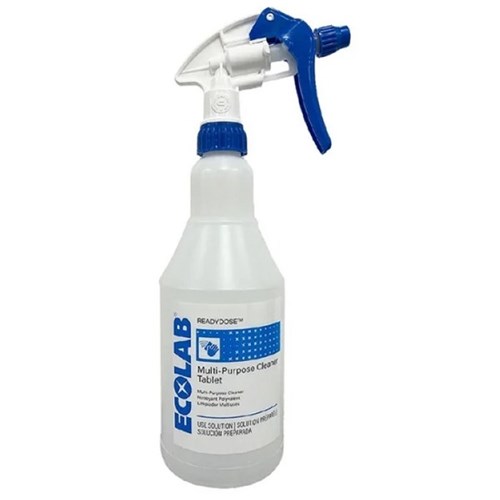 Ecolab ReadyDose Multipurpose Empty Trigger Spray Bottle 750ml