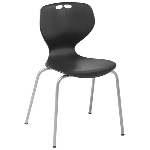 Eden Omni 4 Leg Polypropylene Chair Black