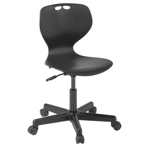 Omni Swivel Chair Polypropylene Black