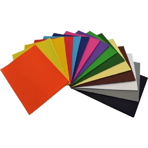 OfficeMax A4 125gsm 15 Assorted Colours Cover Paper, Pack of 500