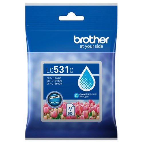 Brother LC531C Cyan Ink Cartridge 