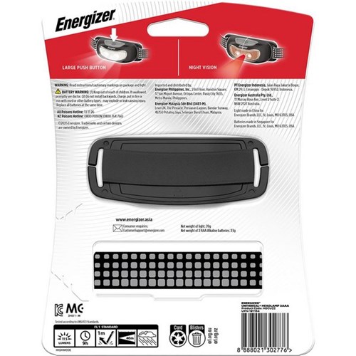 Energizer Universal Plus Headlamp 115 Lumens