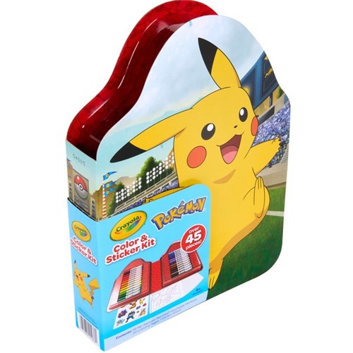 Crayola Colour & Sticker Pokemon Kit