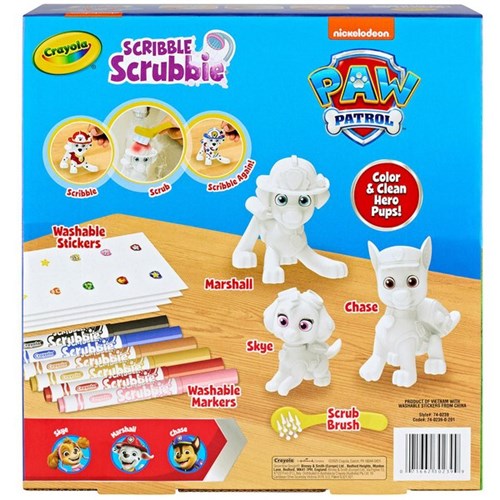 Crayola Scribble Scrubbie Paw Patrol Deluxe Combo Set