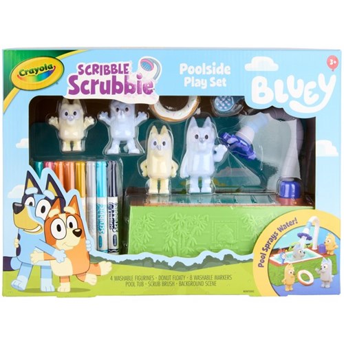 Crayola Scribble Scrubbie Bluey Play Set