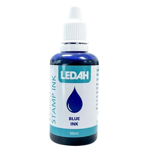 Ledah Stamp Ink 50ml Blue