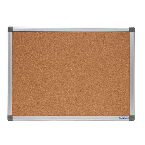 Litewyte Cork Board Aluminium Frame 450x600mm