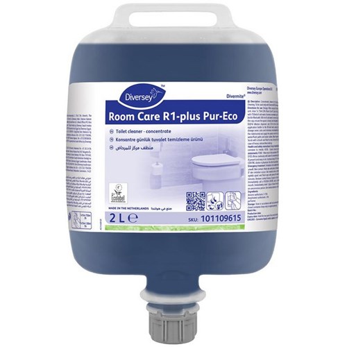 Diversey Room Care R1-Plus Pur-Eco Cleaner, Carton of 2