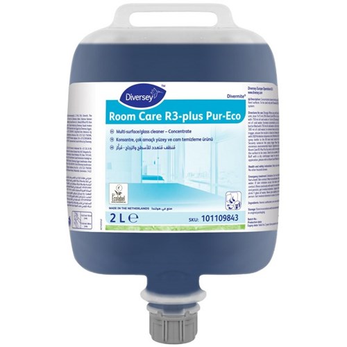 Diversey Room Care R3-Plus Pur-Eco Cleaner, Carton of 2