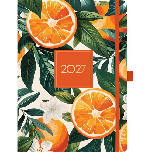 Collins A51 Diary Day Per Page 2027 Fruits Assorted Designs