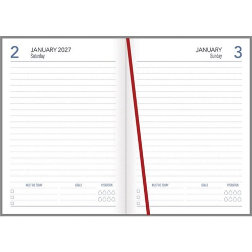 Collins A51 Diary Day Per Page 2027 Fruits Assorted Designs