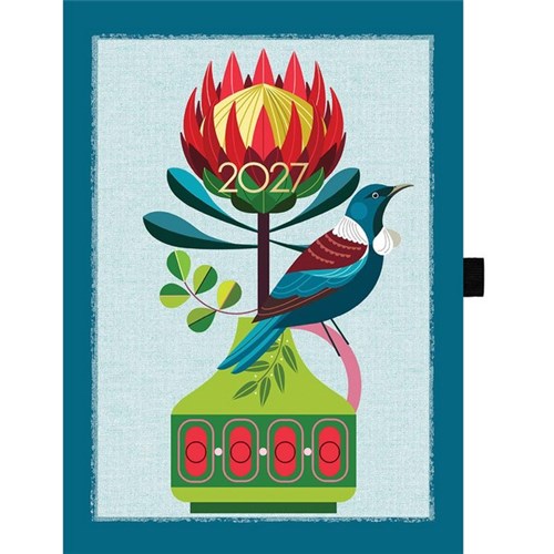 Collins A53 Diary A5 Week to View 2027 Executive NZ Artist Assorted Designs