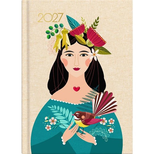 Collins A53 Diary A5 Week to View 2027 NZ Artist Assorted Designs