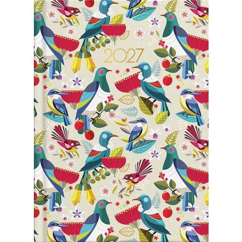 Collins A53 Diary A5 Week to View 2027 NZ Artist Assorted Designs
