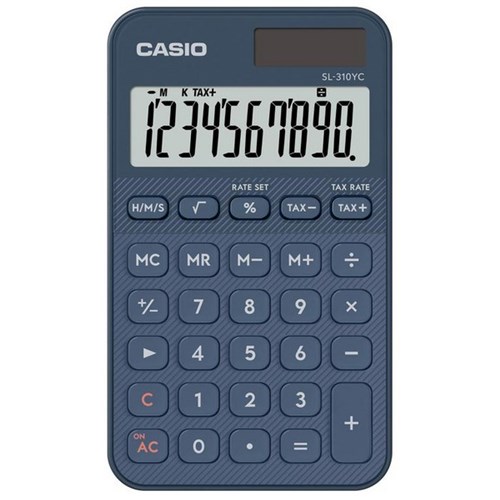 Casio SL310 Handheld Calculator Navy