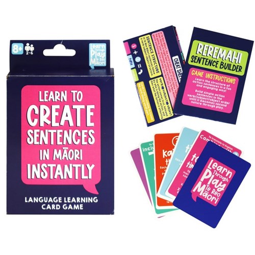 Te Reo Reremahi Action Sentence Card Game 75pc