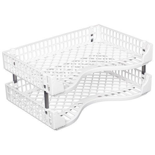 Okin Document Tray White, Pack of 2