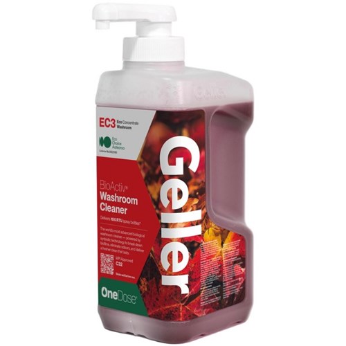 Geller OneDose BioActiv EC3 Washroom Cleaner 1L