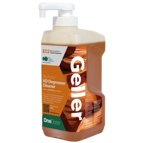 Geller OneDose EC2 BioActiv HD Degreaser Cleaner 1L