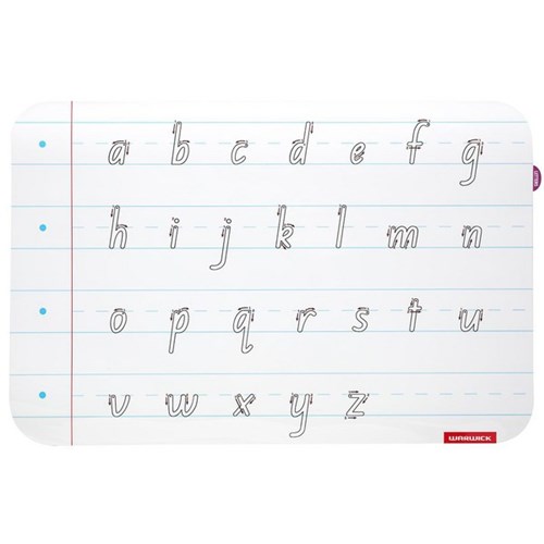 Warwick Magnetic Whiteboard Sheet Letter Formation 300x200mm