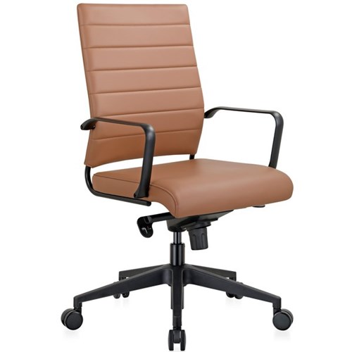Classic Boardroom Meeting Swivel Chair Tan