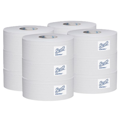 Scott Toilet Tissue Jumbo Roll 5750 2 Ply, Carton of 12