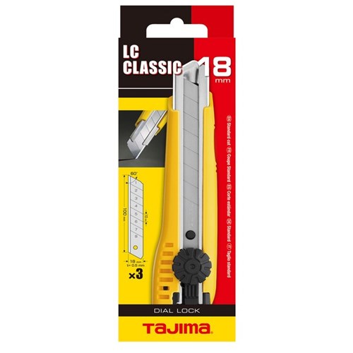 Tajima LC501 18mm Screw-Lock Cutter Yellow