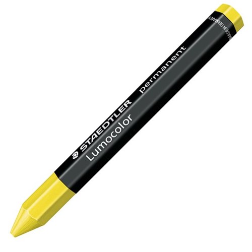 Staedtler Lumocolor Permanent 236 Omnigraph Crayon Marker Yellow
