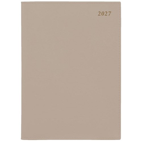 Cumberland A5 Soho Diary Day Per Page 2027 Sandstone