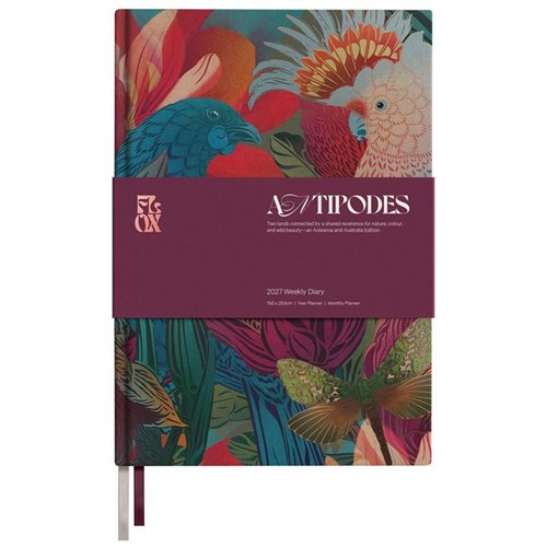 FLOX Week To View Diary 2027 Antipodes