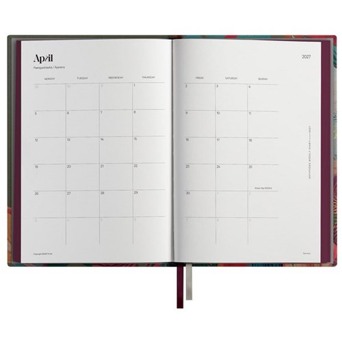 FLOX Week To View Diary 2027 Antipodes