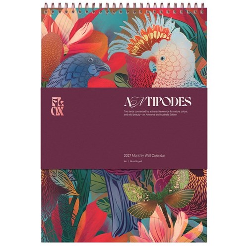 FLOX Wall Calendar 2027 Antipodes