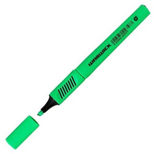 Warwick Tri Barrel Slimline Highlighter Green