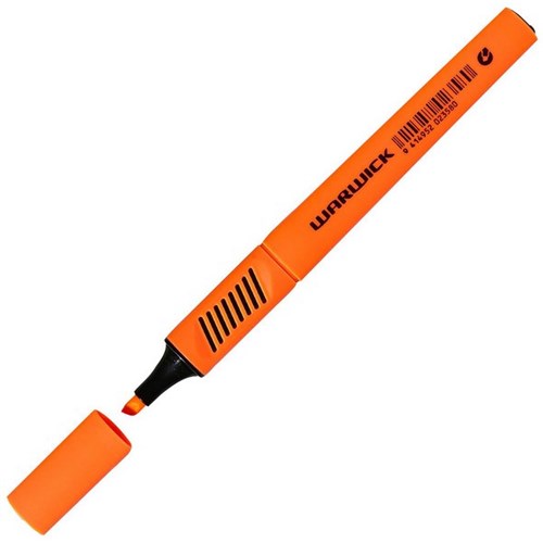 Warwick Tri Barrel Slimline Highlighter Orange