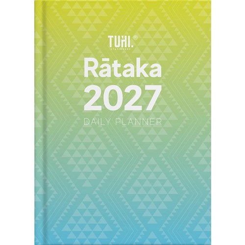Tuhi A51 Bilingual Diary A5 Day Per Page Rataka 2027 Taniko