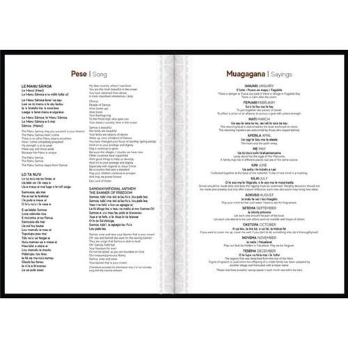 Tusi B51 Bilingual Fuafuaga Diary Day Per Page 2027