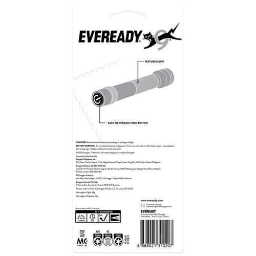 Eveready Metal Torch 2AA 90L