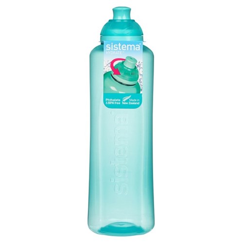 Sistema Swift Squeeze Drink Bottle 480ml Assorted Colours