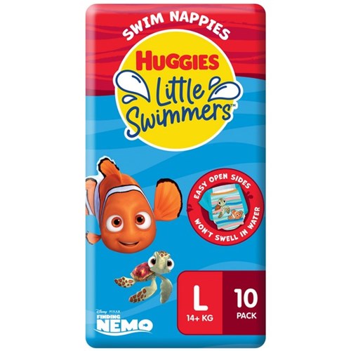 Huggies Little Swimmers Nappies Large Carton of 3 Packs of 10