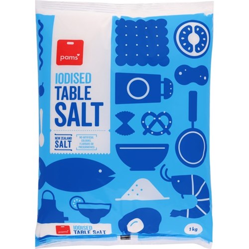 Pams Iodised Table Salt 1kg