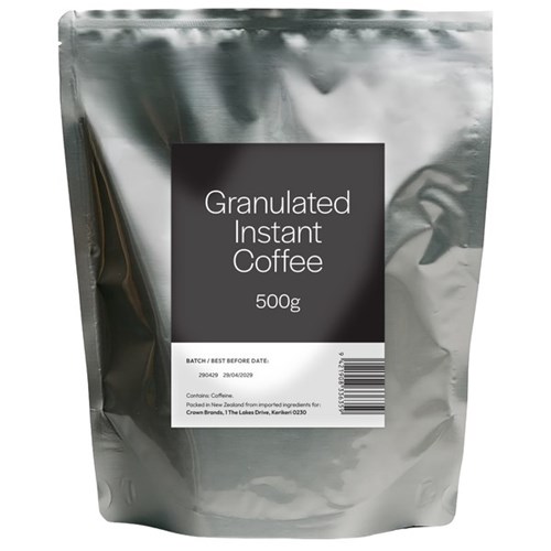 Granulated Instant Coffee 500g, Carton of 10 Packs