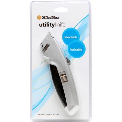 OfficeMax Utility Knife Lockable Retractable